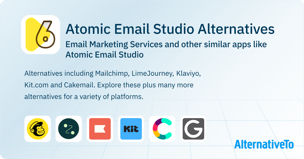 Atomic Email Studio Alternatives: Top 12 Email Marketing Services ...