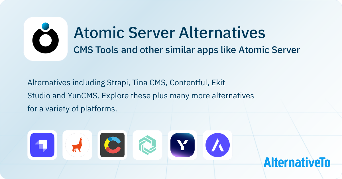 Atomic Server Alternatives: Top 4 CMS Tools & Similar Apps | AlternativeTo