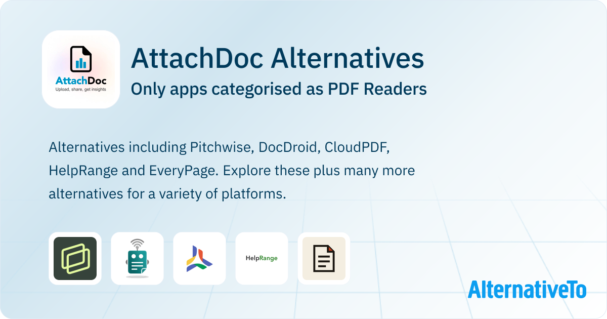 AttachDoc Alternatives: Top 4 PDF Readers | AlternativeTo