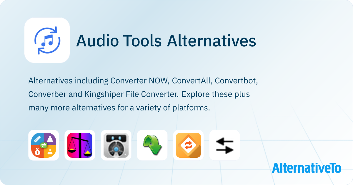 Audio Tools Alternatives - Explore Similar Sites & Apps | AlternativeTo