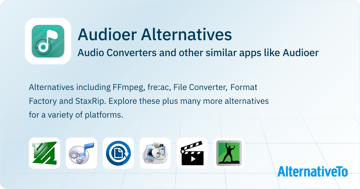 Audioer Alternatives: Top 12 Audio Converters & Similar Apps ...