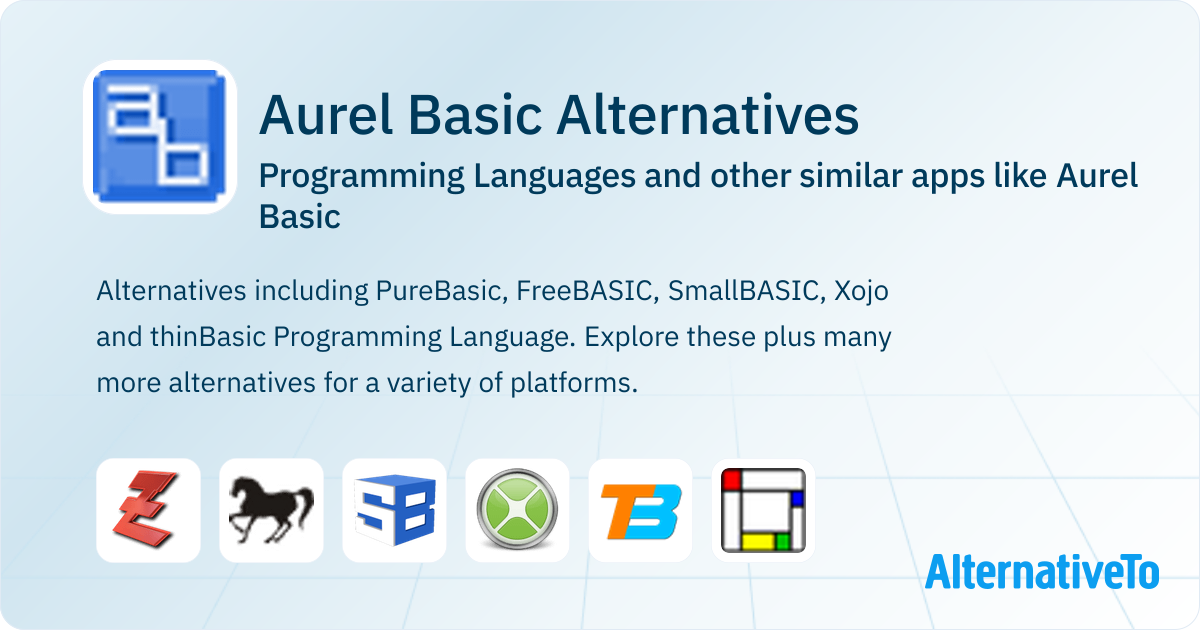 Aurel Basic Alternatives: Top 11 Programming Languages & Similar Apps ...