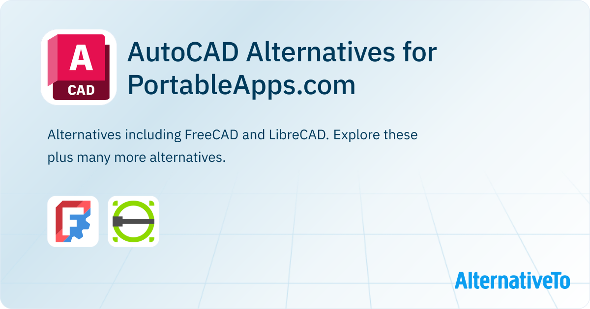 AutoCAD Alternatives for PortableApps.com: Top 2 CAD Software & 3D ...