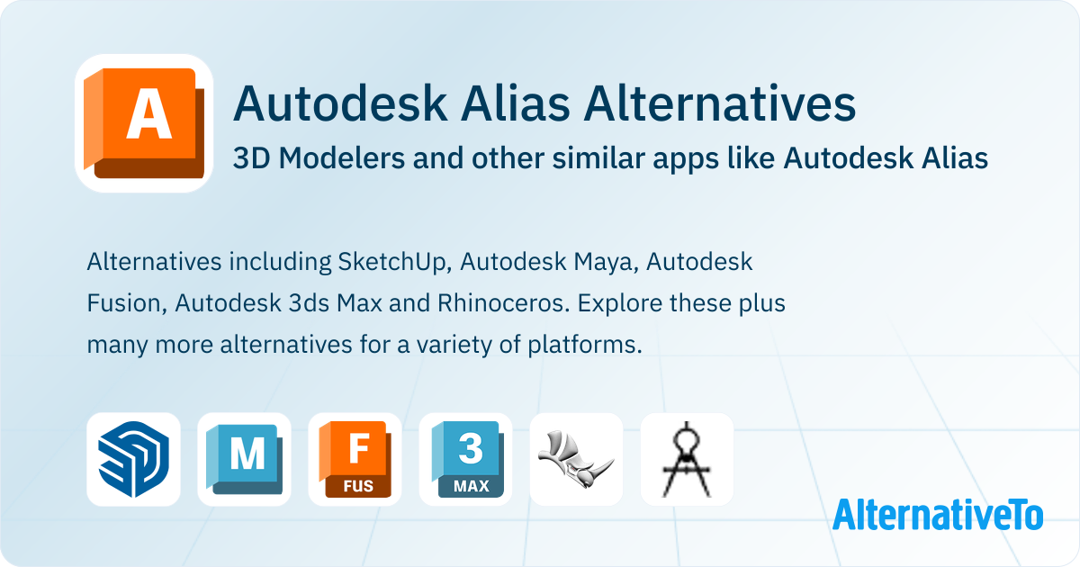 Autodesk Alias Alternatives: Top 18 3D Modelers & Similar Apps ...