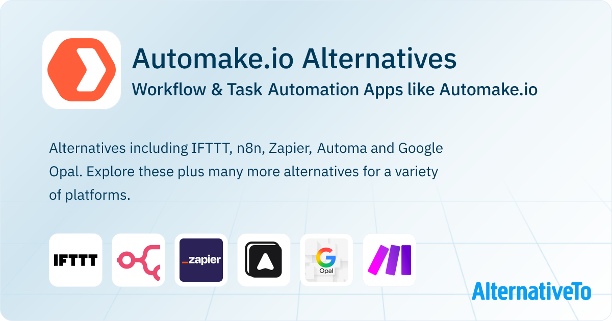 Automake.io Alternatives: Top 15 Workflow Automation Tools | AlternativeTo