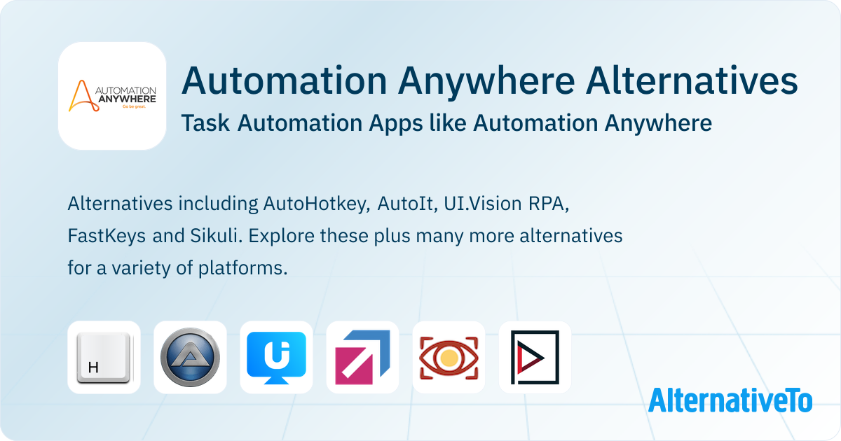 Automation Anywhere Alternatives: Top 12 Task Automation & Similar Apps ...