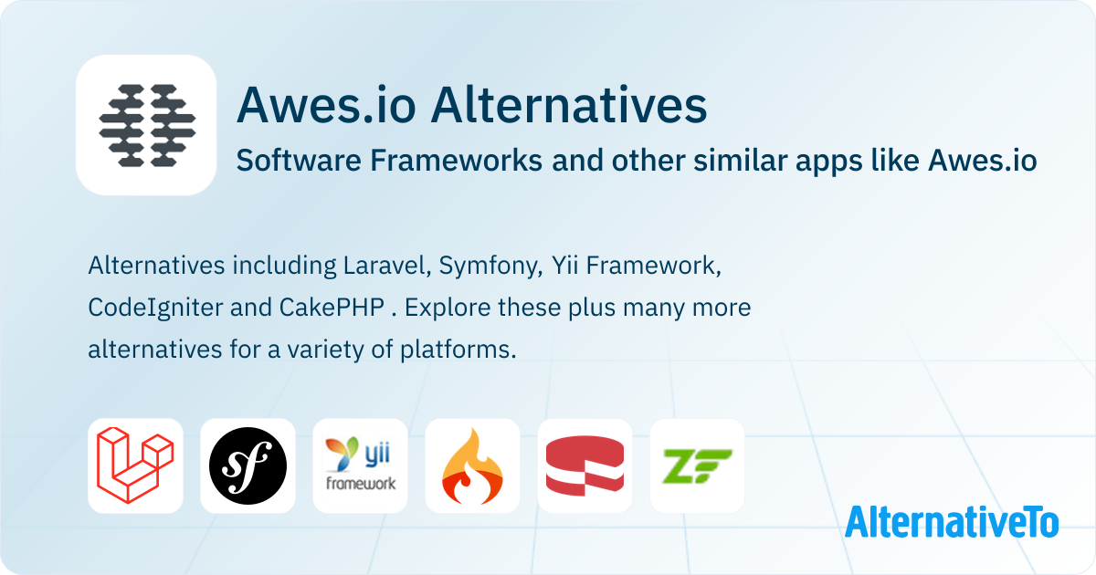 Awes.io Alternatives: Top 12 Software Frameworks & Similar Apps ...