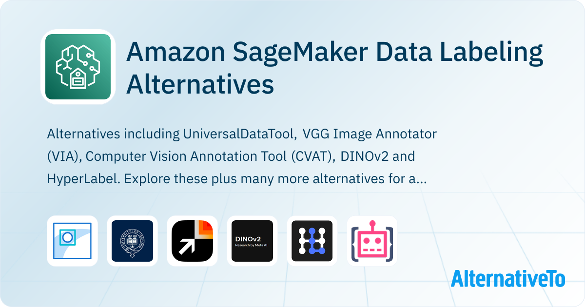Amazon SageMaker Data Labeling Alternatives - Explore Similar Sites ...