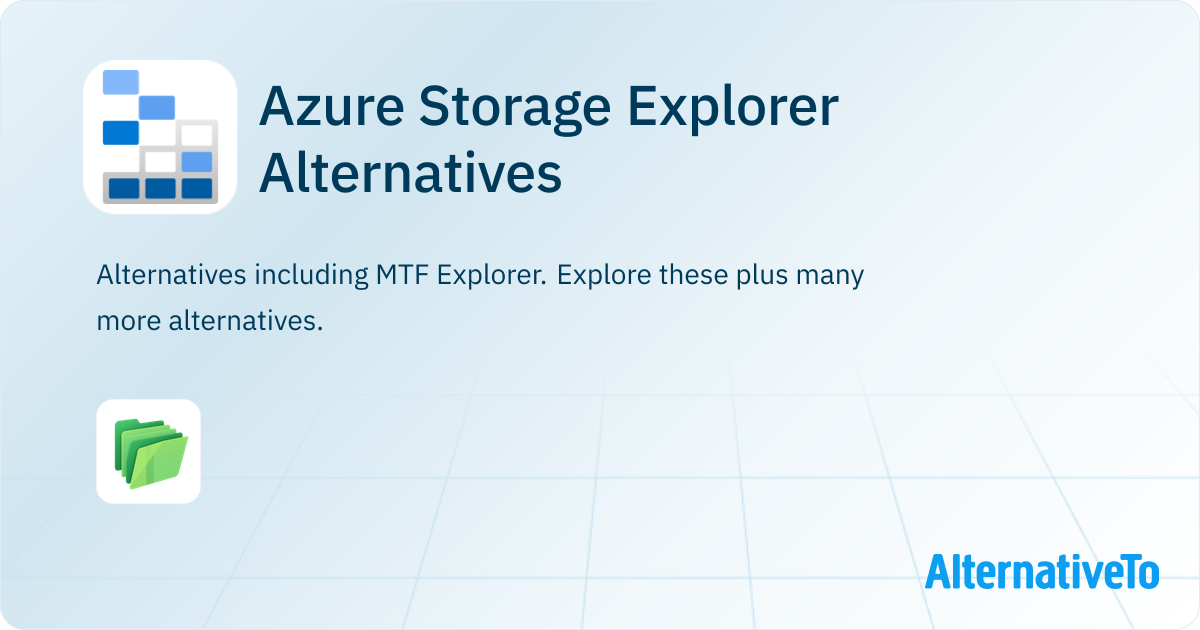 Azure Storage Explorer Alternatives - Explore Similar Software ...