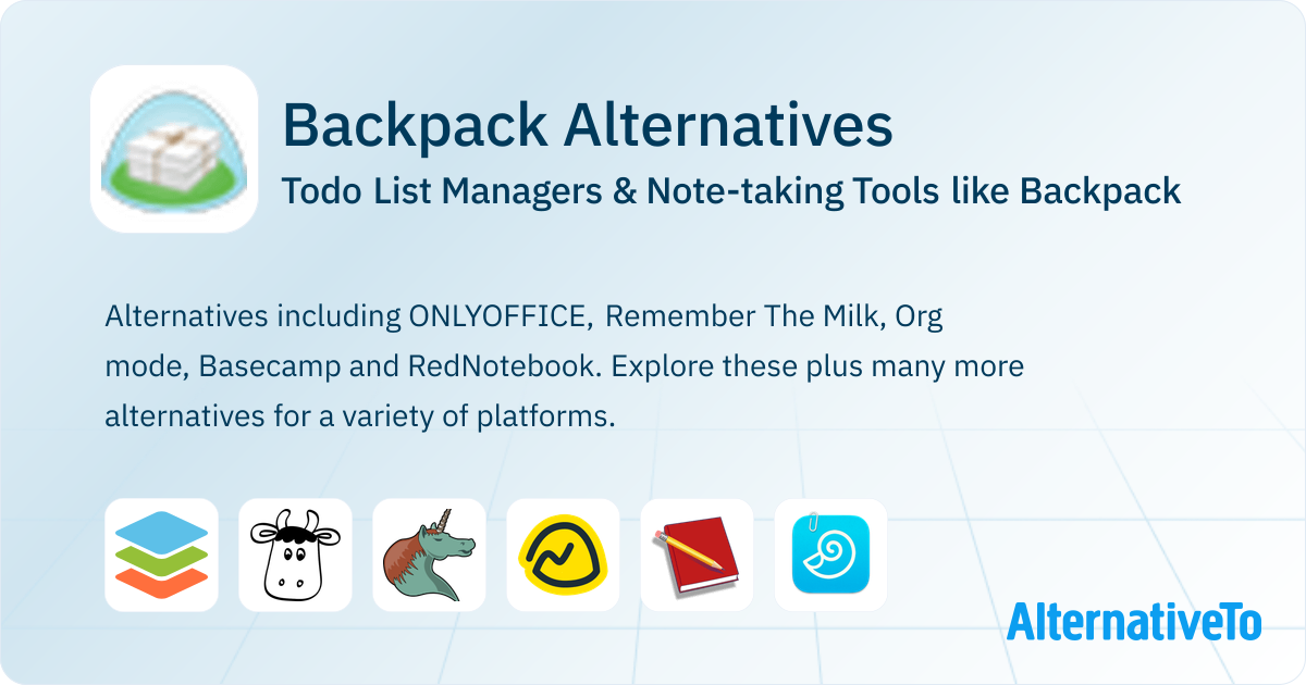 Backpack Alternatives: Note-taking Tools - Page 5 | AlternativeTo