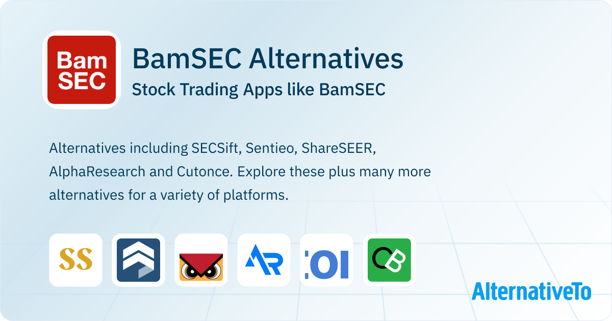 BamSEC Alternatives: Top 9 Stock Trading & Similar Apps | AlternativeTo