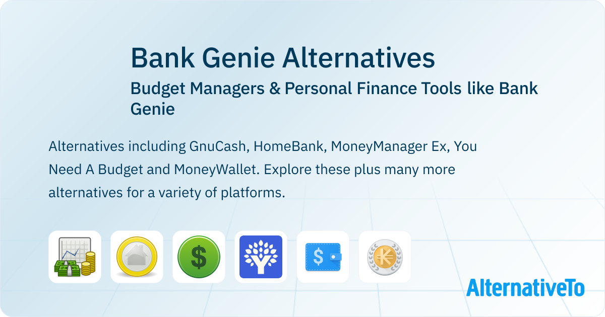Bank Genie Alternatives: Top 12 Personal Finance Tools | AlternativeTo