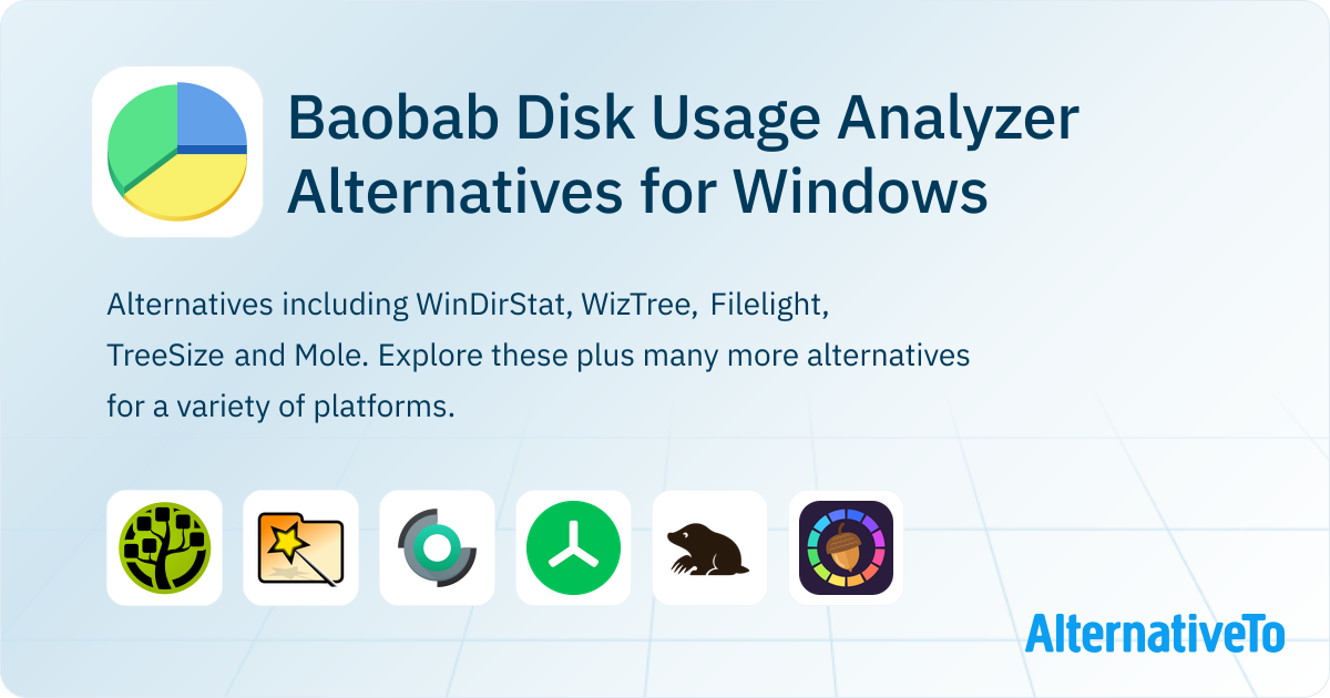 Baobab Disk Usage Analyzer Alternatives for Windows: Top 12 Disk Usage ...