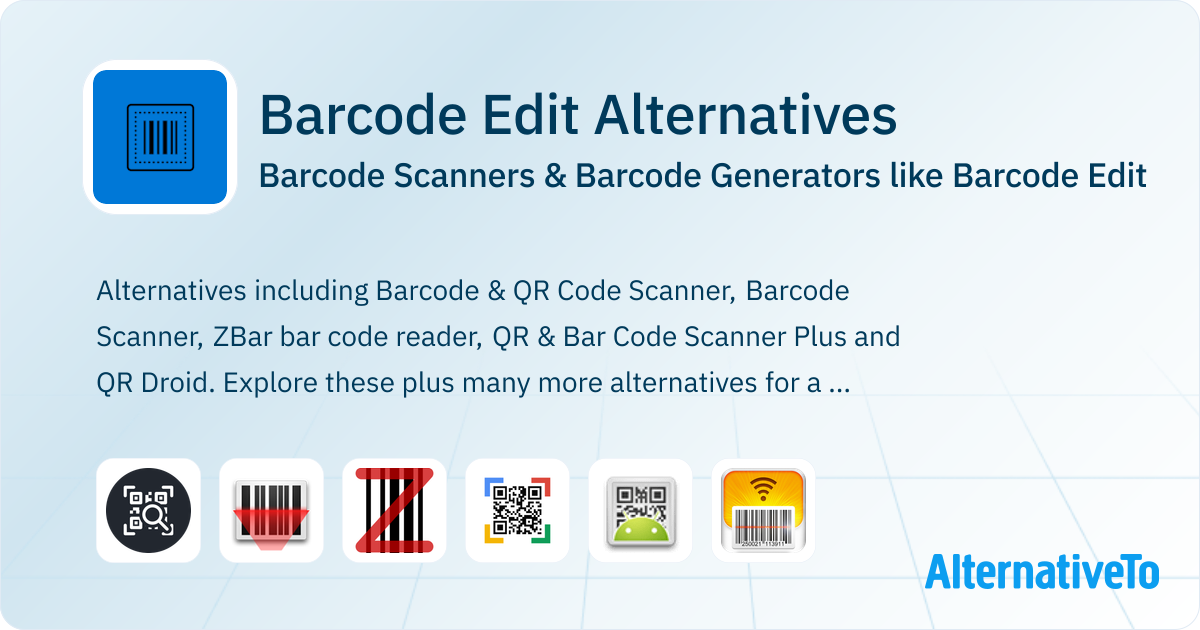Bar Code Compare Software Barcode Edit Alternatives: Top 19 Barcode Scanners | AlternativeTo