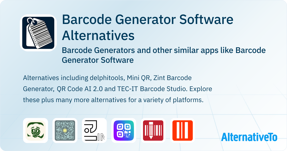 Barcode Generator Software Alternatives: Top 12 Barcode Generators ...