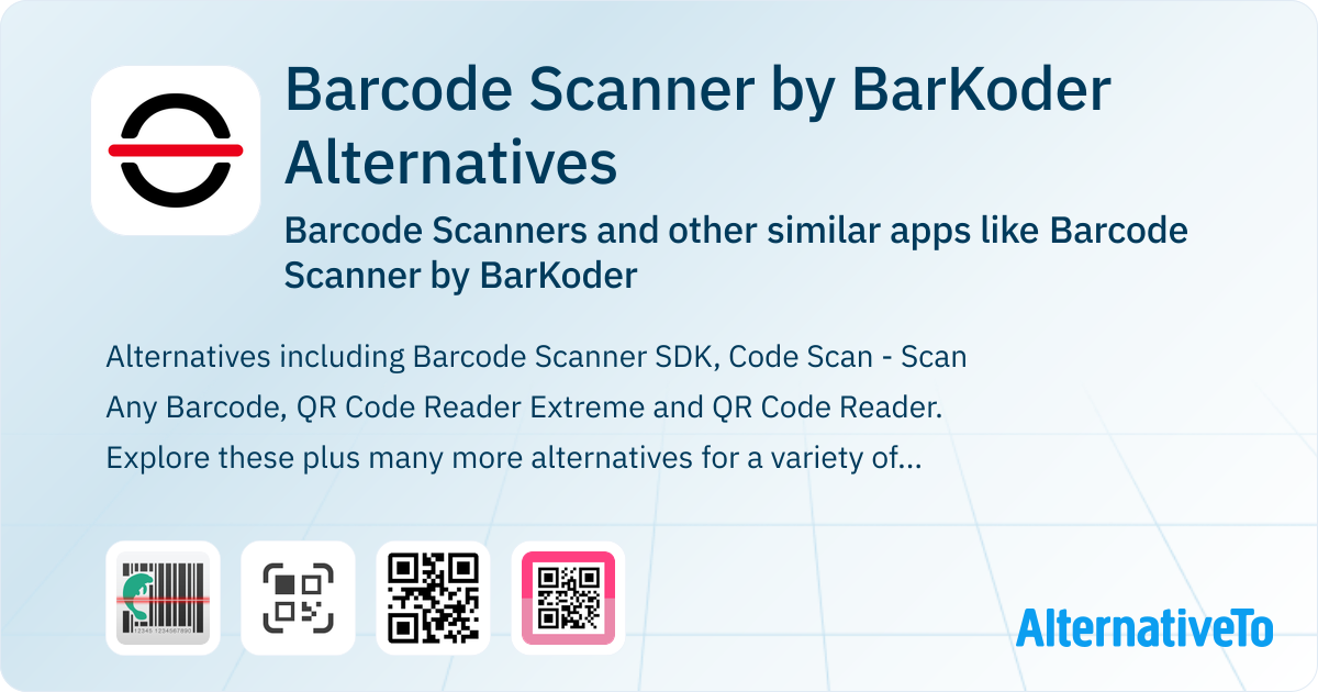 Barcode Scanner by BarKoder Alternatives: Top 4 Barcode Scanners ...