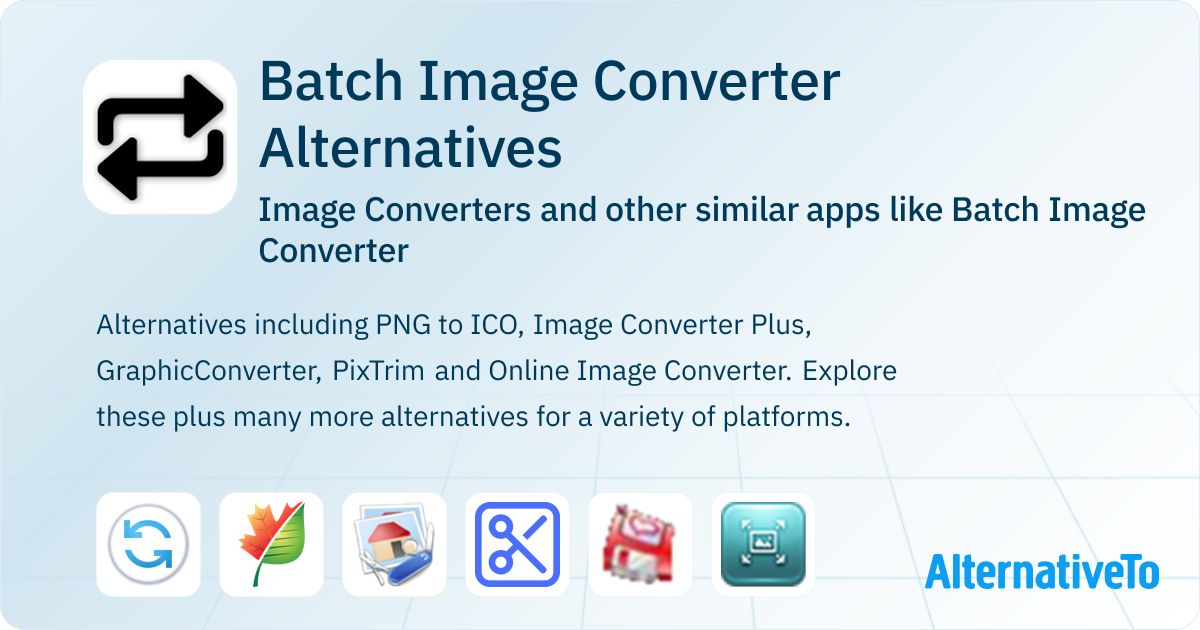 Batch Image Converter Alternatives: Top 21 Image Converters & Similar ...