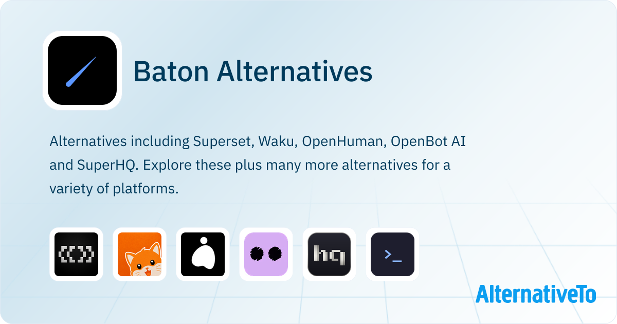 Baton Alternatives - Explore Similar Software | AlternativeTo