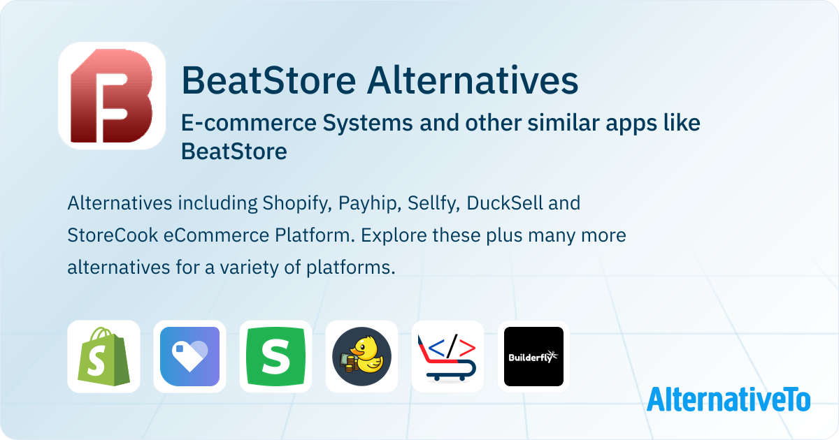 BeatStore Alternatives: Top 24 E-commerce Systems & Similar Websites ...