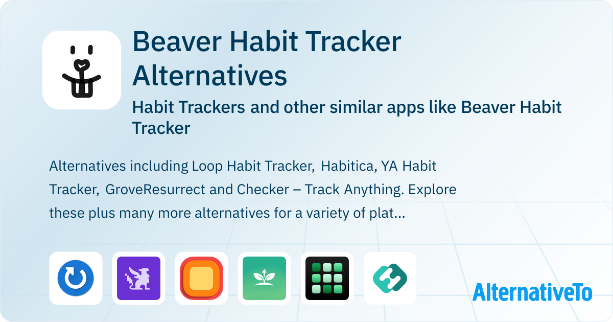 Beaver Habit Tracker Alternatives: Top 12 Habit Trackers & Similar Apps ...