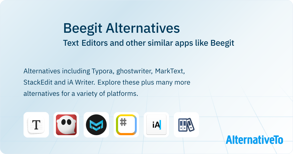 Beegit Alternatives: Top 12 Text Editors & Similar Websites | AlternativeTo