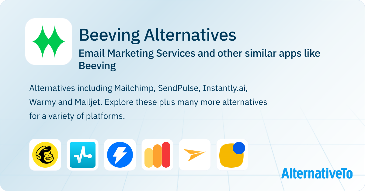 Beeving Alternatives: Top 18 Email Marketing Services & Similar ...