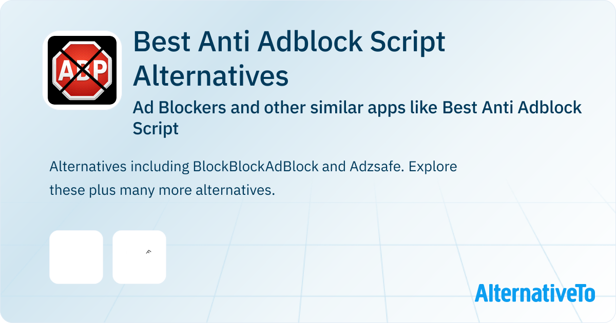 Script Blocking Software Best Anti Adblock Script Alternatives: Top 2 Ad Blockers & Similar ...