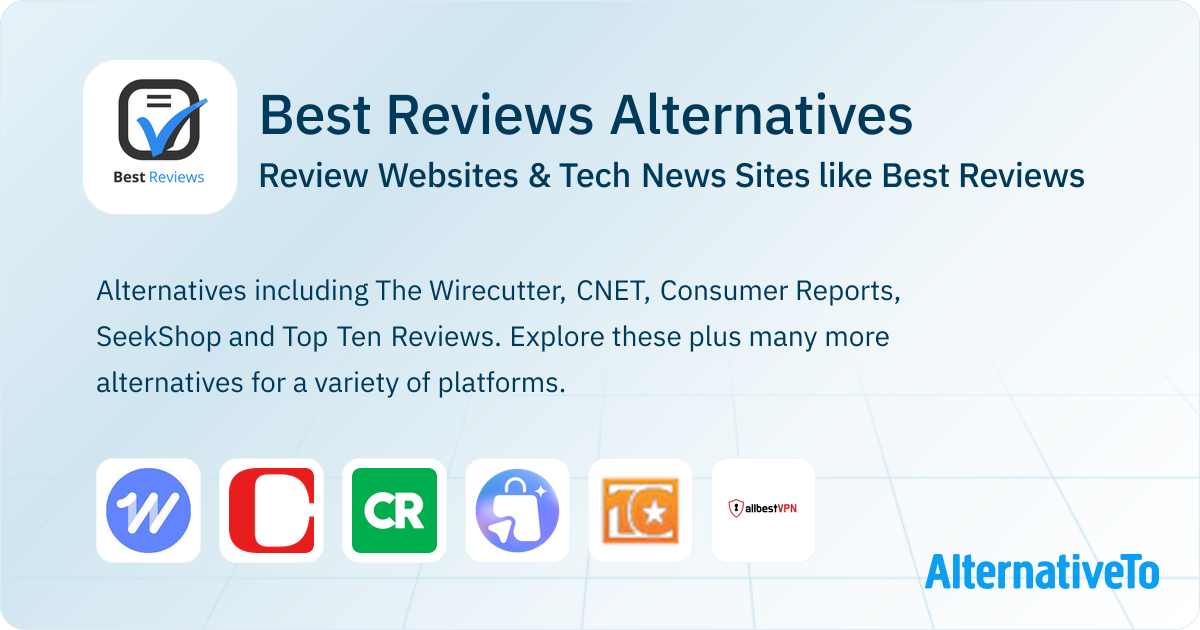 Best Reviews Alternatives: Top 13 Review Websites | AlternativeTo