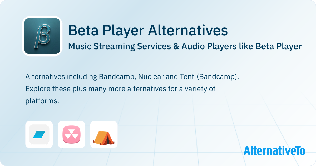 Beta Player Alternatives: Top 3 Music Streaming Services | AlternativeTo