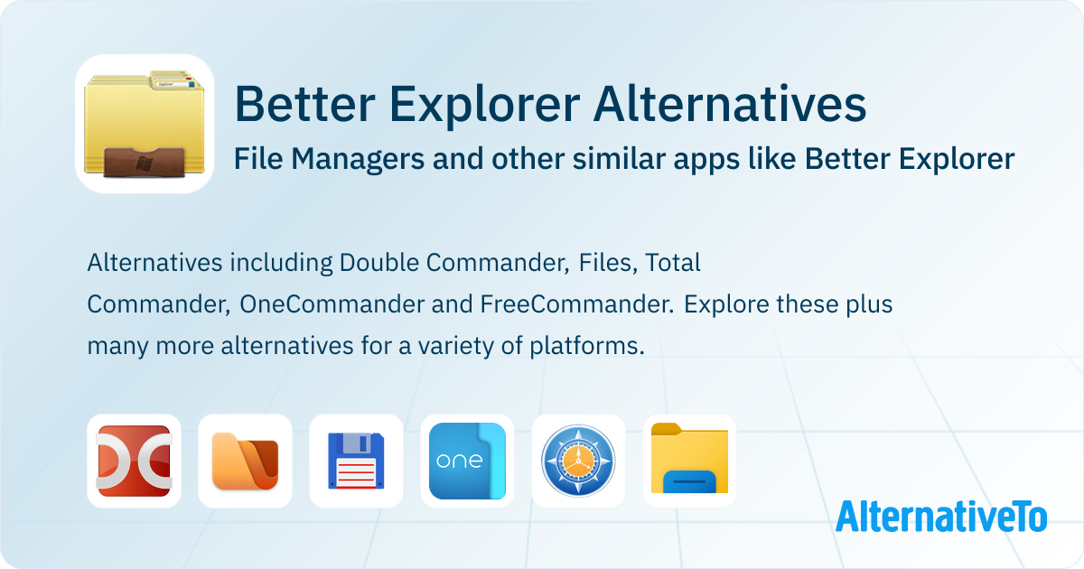 Better Explorer Alternatives: Top 12 File Managers & Similar Apps ...