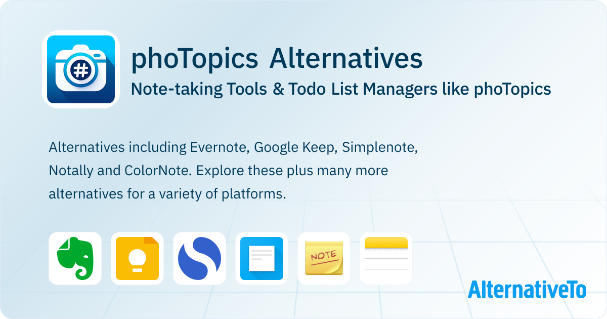 phoTopics Alternatives: Top 11 Note-taking Tools | AlternativeTo