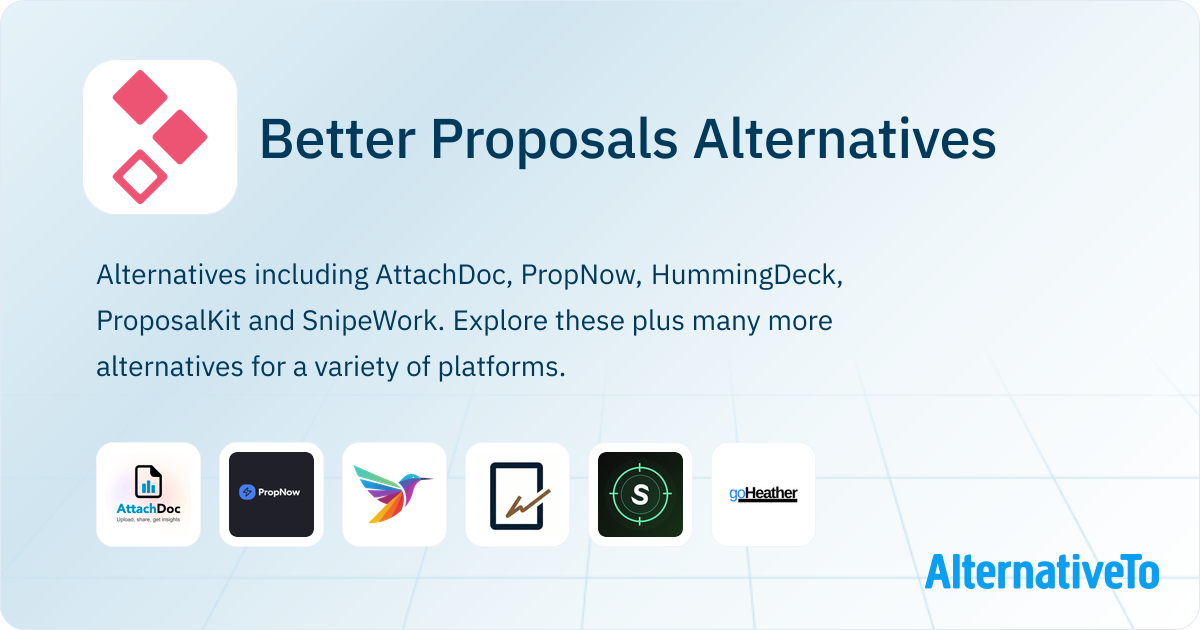 Better Proposals Alternatives - Explore Similar Sites & Apps ...