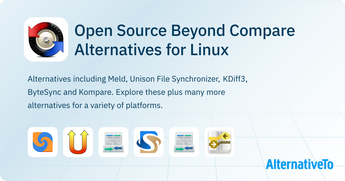 Open Source Beyond Compare Alternatives for Linux: Top 17 Diff Tools ...