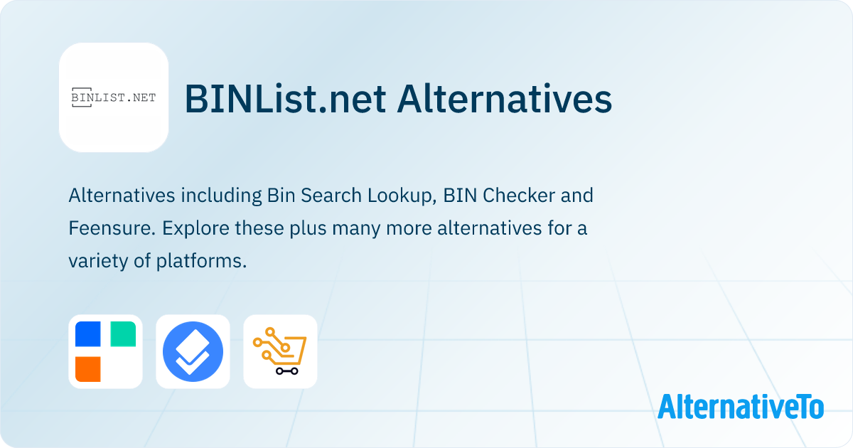 BINList.net Alternatives - Explore Similar Sites & Apps | AlternativeTo