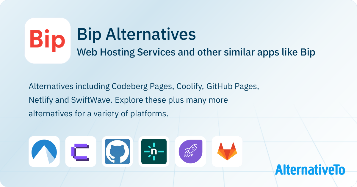 Bip Alternatives: Top 14 Web Hosting Services & Similar Apps ...