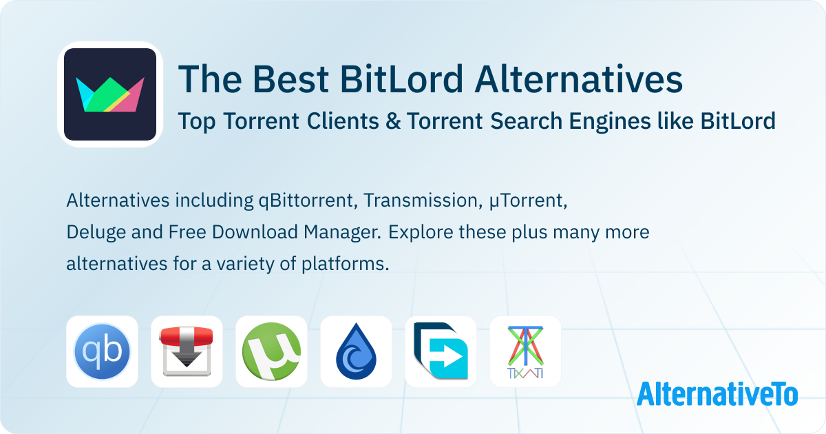 Best BitLord Alternatives: Top Torrent Clients in 2026 | AlternativeTo