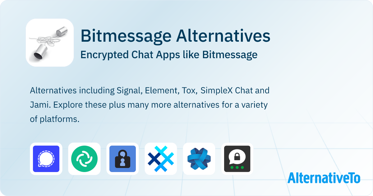 Bitmessage Alternatives: Top 12 Encrypted Chat & Similar Apps ...