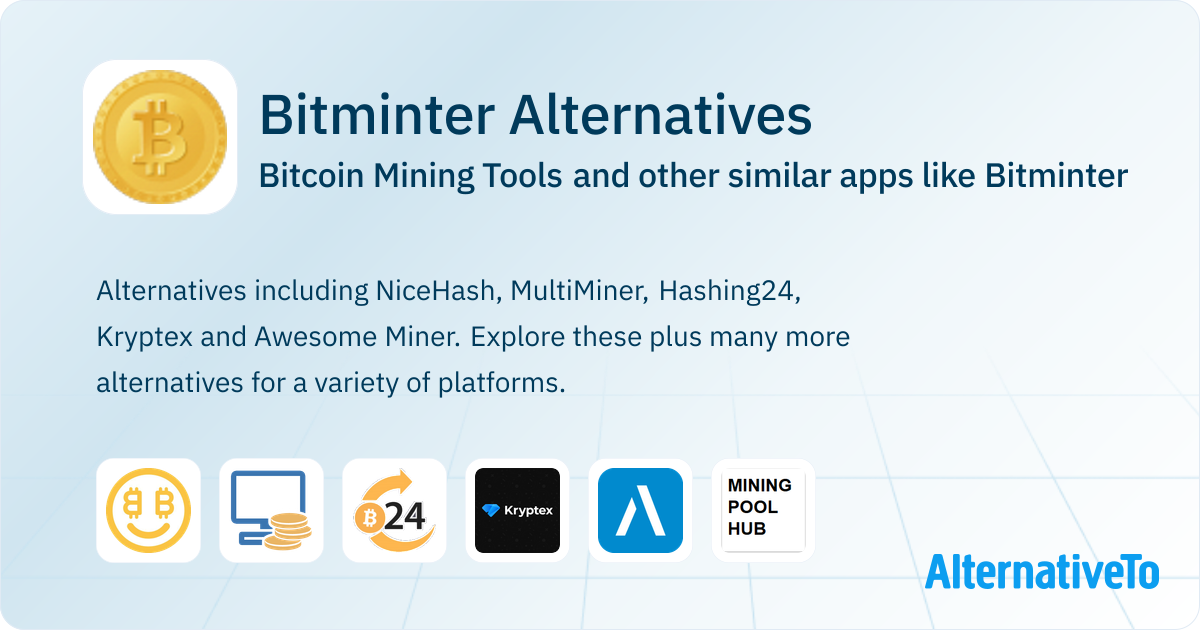 Bitminter Alternatives: Top 12 Bitcoin Mining Tools & Similar Apps ...