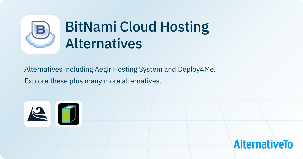 BitNami Cloud Hosting Alternatives - Explore Similar Apps & Services ...