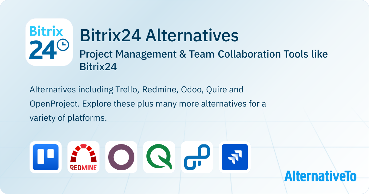 Bitrix24 Alternatives: Top 12 Project Management Tools | AlternativeTo