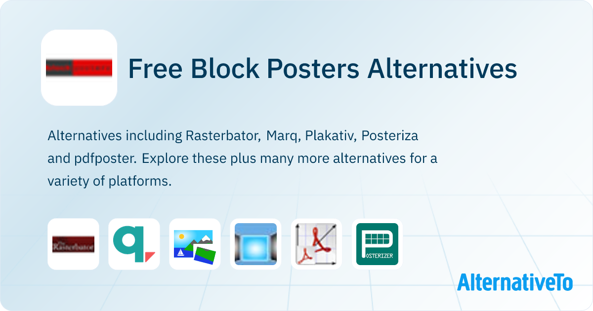 Free Block Posters Alternatives | AlternativeTo