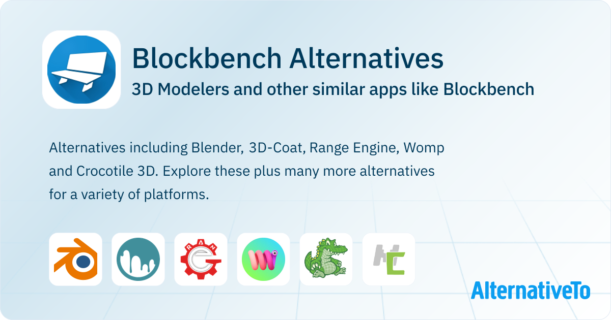 Blockbench Alternatives: Top 13 3D Modelers & Similar Apps | AlternativeTo