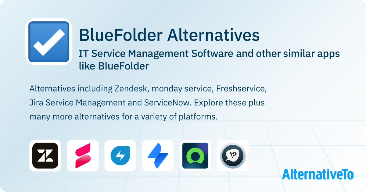 BlueFolder Alternatives: Top 12 IT Service Management Software ...