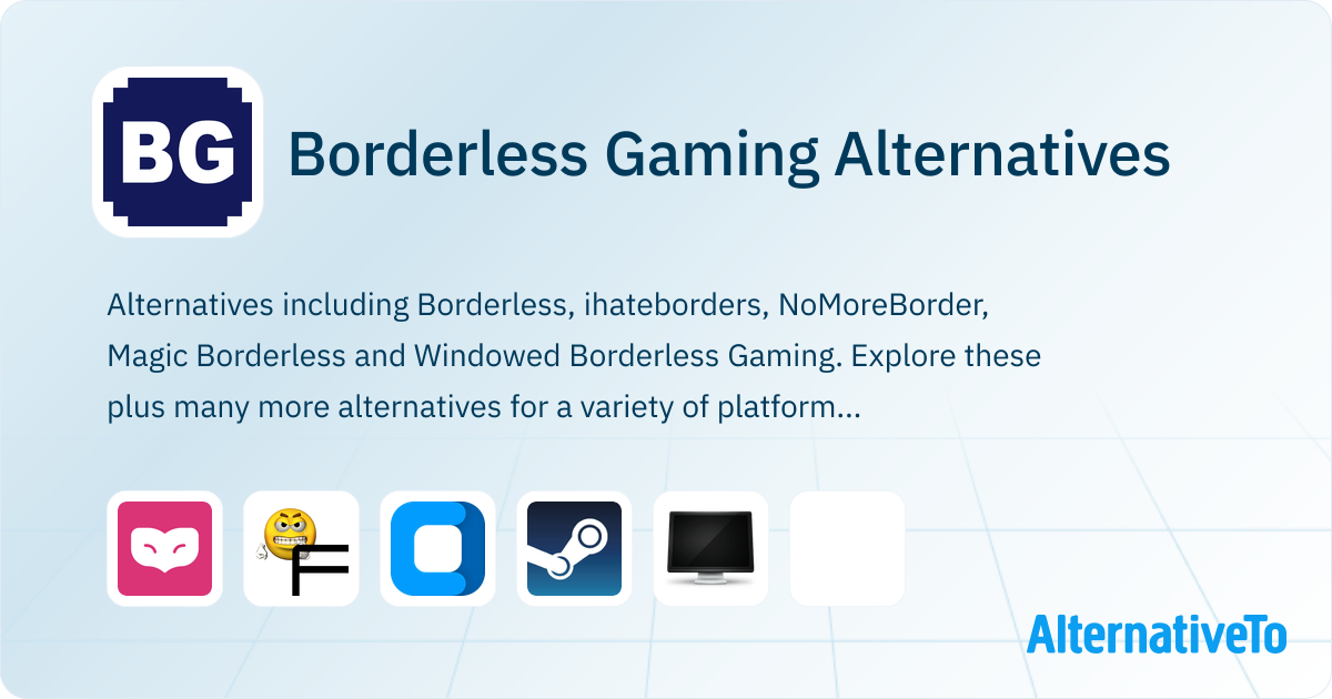 Borderless Gaming Alternatives - Explore Similar Software | AlternativeTo
