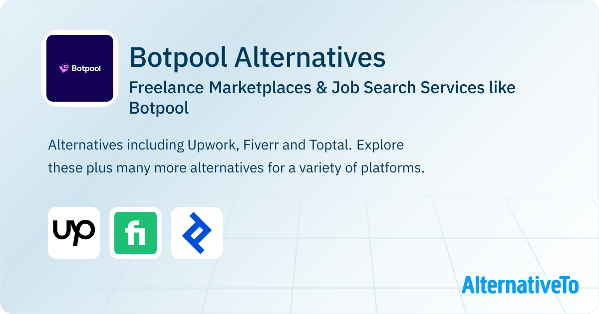 Botpool Alternatives: Top 3 Freelance Marketplaces | AlternativeTo