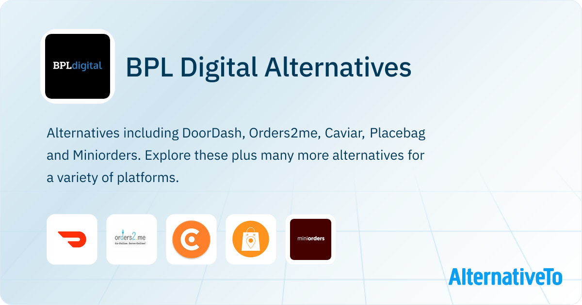 BPL Digital Alternatives - Explore Similar Apps & Services | AlternativeTo