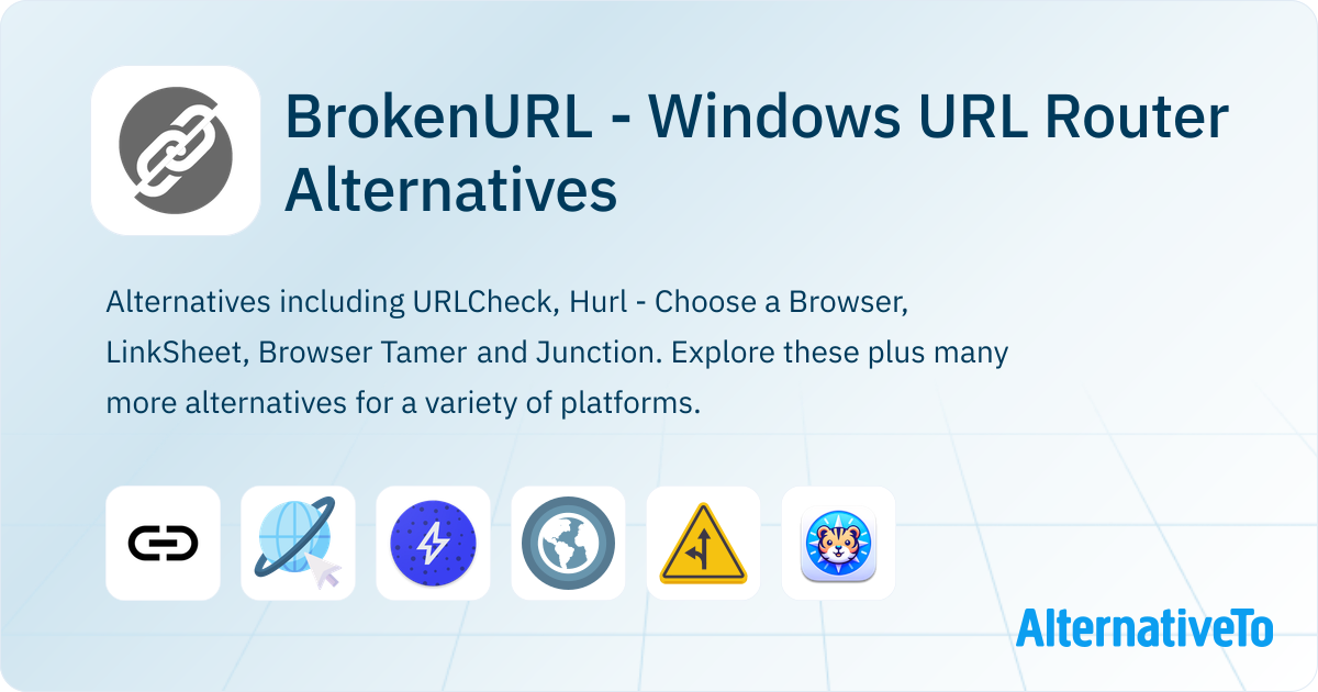 Borken Router BrokenURL - Windows URL Router Alternatives - Explore Similar Software ...