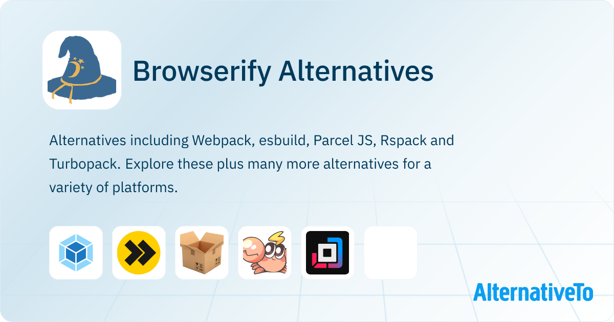 Browserify Alternatives - Explore Similar Software | AlternativeTo