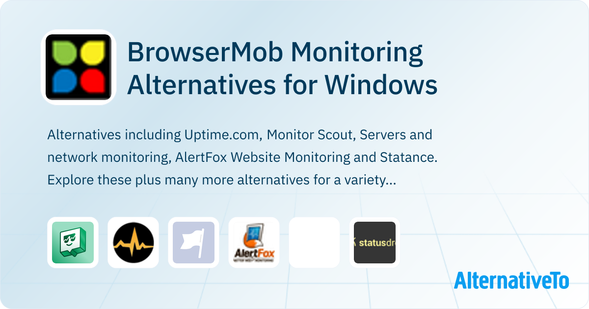 BrowserMob Monitoring Alternatives for Windows: Top 6 Website ...