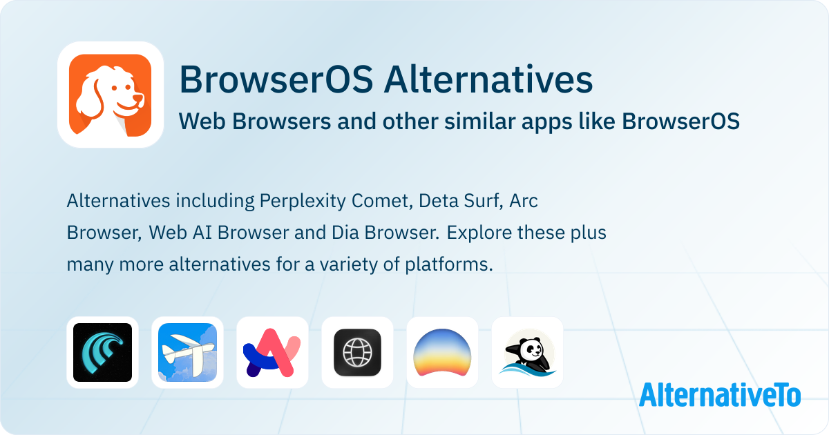 BrowserOS Alternatives: Top 12 Web Browsers & Similar Apps | AlternativeTo